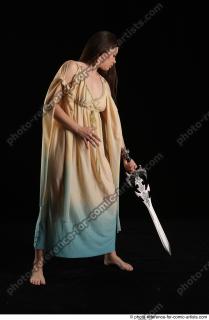 BARBORA STANDING POSE WITH SWORD